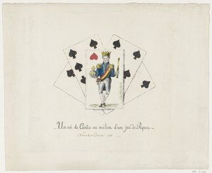 King Leopold I as the King of Hearts, 1831-1832 by Anonymous