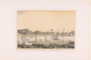 Royal Dutch Yacht Club in Dordrecht, June 10, 1848 by Anonymous