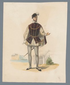 Costume Print of a Nobleman by Anonymous
