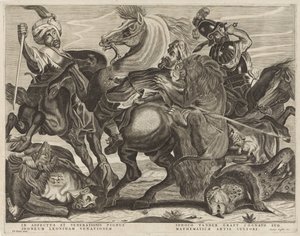 Lion Hunt by Anonymous