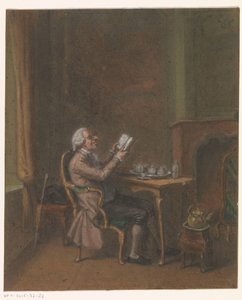 Reading Man in an Interior