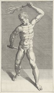 Man with Two Scourges (Scourging of Christ series) by Anonymous