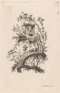 Man on Swing Cahier de six Baraques Chinoises (series title) by Anonymous