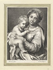 Mary with Child by Anonymous