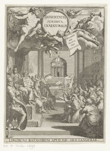 Minerva and Kneeling Scholars