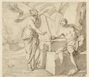 Minerva Appears to Odysseus by Anonymous
