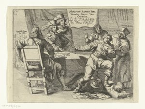 Failed Game for Schenckenschans, 1635-1636 (title on object: The Failed Raphel Game of the Prince of Orange)
