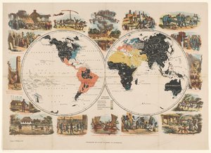 Mission World Map and Religious Scenes