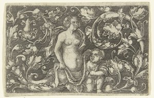 Naked upper body of a woman by Anonymous