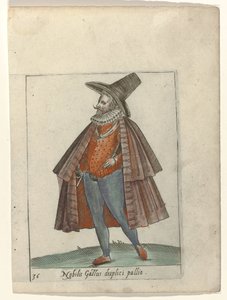 Noble Gaul in Double Cloak (Diversarum Nationum Habitus) by Anonymous