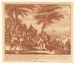 Surrender of Sicily by the Spaniards to the French, May 1720 by Anonymous