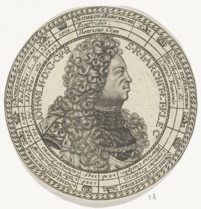 Medal with the Portrait of Johann Wilhelm and the Names of the Electors of the Palatinate