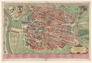 Map of Madrid by Anonymous
