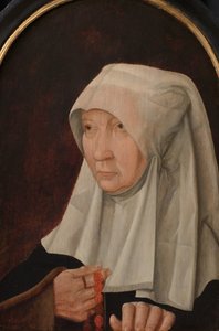 Portrait of Jacomina Claesdr van Ruyven (died 1509), Wife of Arent Franckensz van der Meer