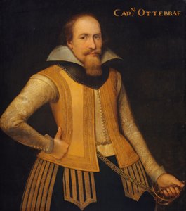 Portrait of Otto Brahe, Captain of a Company of Danes to Repartition Zealand, Entered Service of Brandenburg in 1610 by Anonymous