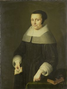 Portrait of a Woman, possibly Elsje van Houweningen, Wife of Willem van de Velden