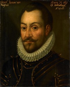 Portrait of an Unknown Count or Officer, Possibly Count John the Old of Nassau or Louis of Nassau by Anonymous