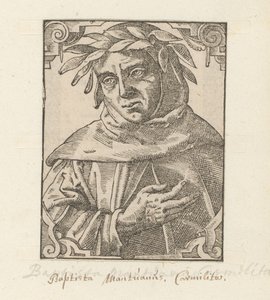 Portrait of Baptista Mantuanus by Anonymous