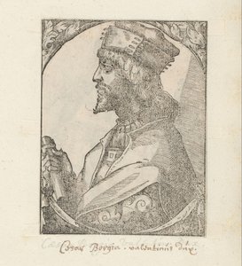 Portrait of Cesare Borgia by Anonymous