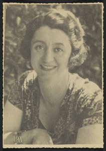 Portrait of Denise Vande Velde-Borgeaud, Owner of a Closed Fashion House in Brussels and London by Anonymous