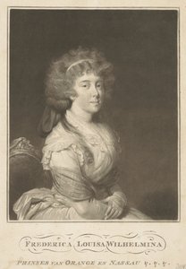 Portrait of Louise, Princess of Orange-Nassau by Anonymous