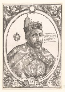 Portrait of Doge Antonio Priuli (title on object) by Anonymous