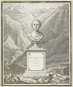 Portrait Bust of Johann Jakob Scheuchzer by Anonymous