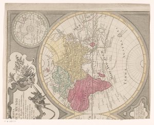 Right Half of a World Map, with the Eastern Hemisphere by Anonymous