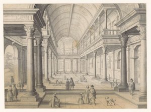Renaissance Hall with Figures
