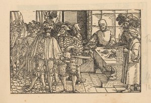 Knights at a Usurer by Anonymous