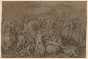 Battle of Horsemen in Ancient Times by Anonymous
