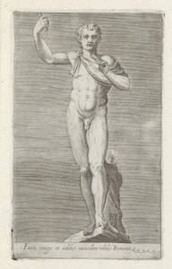Sculpture of a faun by Anonymous