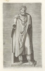 Sculpture of a Captive King by Anonymous