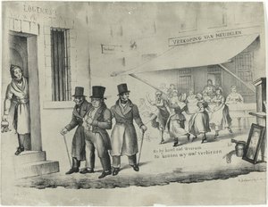 Caricature of C. Seyn, 1838-1839