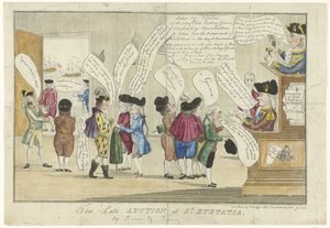Caricature of the English on Sint Eustatia, 1781 by Anonymous