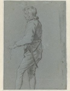Standing Young Man, Facing Left by Anonymous