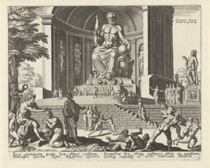 Statue of Zeus in Olympia (The Eight Wonders of the World) by Anonymous