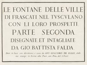 Title Print with Framed Title by Anonymous