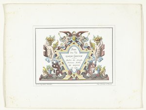 Title Page for the Series of Costume Prints in Facsimile Habitus Variarum Gentium by Anonymous