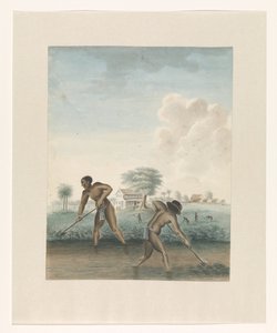 Enslaved Men Working on the Land