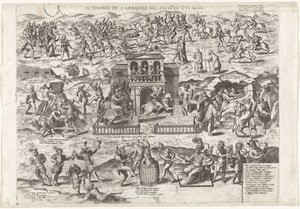 Triumph of Carnival over Lent in the Land of Cockaigne by Anonymous