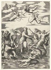 Triumph of Galatea with Tritons and Nereids and Putti by Anonymous