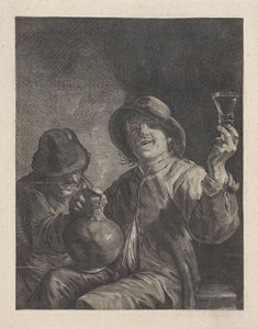 Two Farmers in an Interior