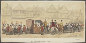 Utrecht Masquerade, Plate E: The Court, 1856 by Anonymous