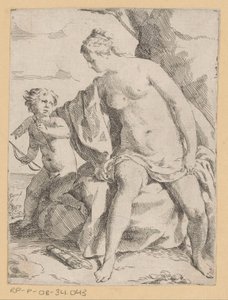 Venus and Cupid by Anonymous