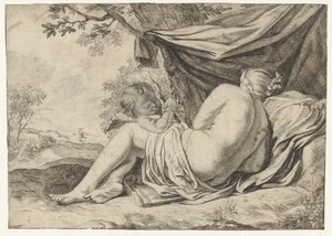 Venus and Cupid by Anonymous