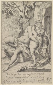 Venus Kissing Cupid (Scenes with Venus and Cupid, Scherzi d