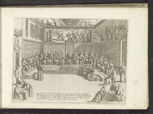 Meeting in the Sala del Collegio