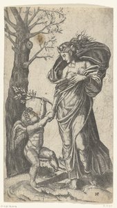 Reconciliation of Minerva and Cupid by Anonymous