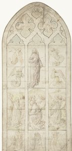 Vidimus for a Stained Glass Window with the Ascension of Christ